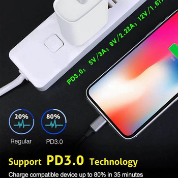 Оригинален 20W USB-C захранващ адаптер за iphone 13 13mini Pro Max Type C бързо зарядно за Apple кабел за iPhone 8 Plus X XS 11 12