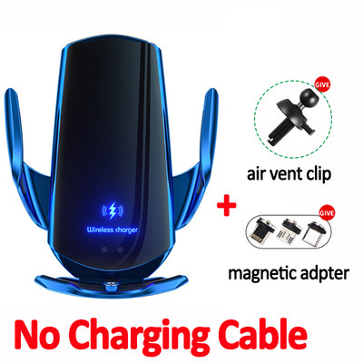 100 W automobilinis belaidis įkroviklis Magnetinis automobilinis telefono laikiklis skirtas iPhone 14 13 12 Samsung Xiaomi infraraudonųjų spindulių indukciniam greitam įkrovimui