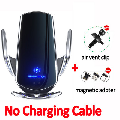 100 W automobilinis belaidis įkroviklis Magnetinis automobilinis telefono laikiklis skirtas iPhone 14 13 12 Samsung Xiaomi infraraudonųjų spindulių indukciniam greitam įkrovimui