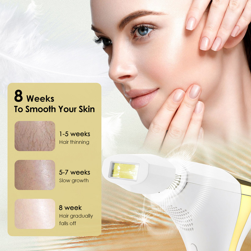 Epilator electric cu laser Epilator cu lumină pulsată Fotoepilator Dispozitiv de îndepărtare permanentă a părului IPL pentru femei profesional 110V 220V