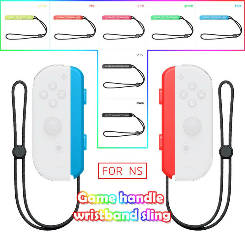 Nintend, skirtas Switch Gamepad Controller Gamepad Hand Rope Joy-con Riešo dirželis Nešiojamasis kompiuteris Vaizdo žaidimų priedai Nintendo