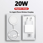 Μαγνητικοί ασύρματοι φορτιστές 2 σε 1 20W για iPhone 14 11 12 13 Pro XS Max Mini Fast Charging For iPhone 8 Plus X XR AirPods Charger