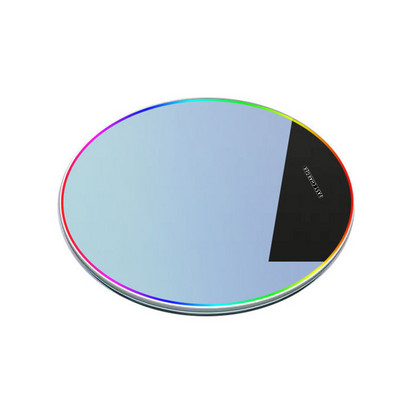 Νέος επιτραπέζιος ασύρματη φόρτιση κινητού τηλεφώνου ασύρματος φορτιστής για iPhone Android γύρος εξαιρετικά λεπτής γρήγορης φόρτισης