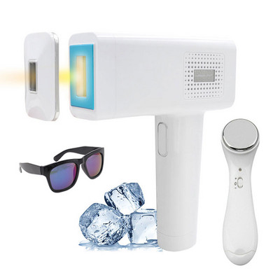 Lescolton All in One IPL plaukų šalinimas 400000 Flash ICE Cold Epilator Permanent Lazer Bikini Trimmer Photorejuvenation Depilador