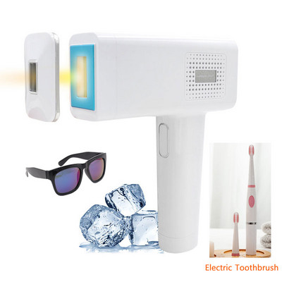 Lescolton All in One IPL plaukų šalinimas 400000 Flash ICE Cold Epilator Permanent Lazer Bikini Trimmer Photorejuvenation Depilador