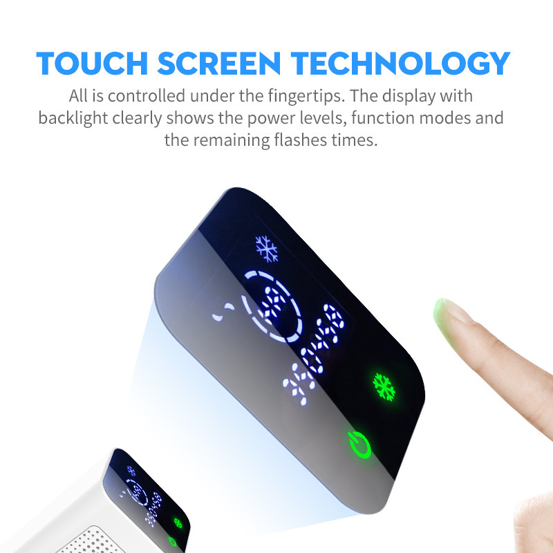 Lescolton All in One IPL plaukų šalinimas 400000 Flash ICE Cold Epilator Permanent Lazer Bikini Trimmer Photorejuvenation Depilador