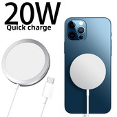 Μαγνητικός ασύρματος φορτιστής Qi 20W για iPhone 13Pro Max 13 13Pro 13mini PD Macsafe Charging για iPhone 12Pro Max 12 12Pro 12mini