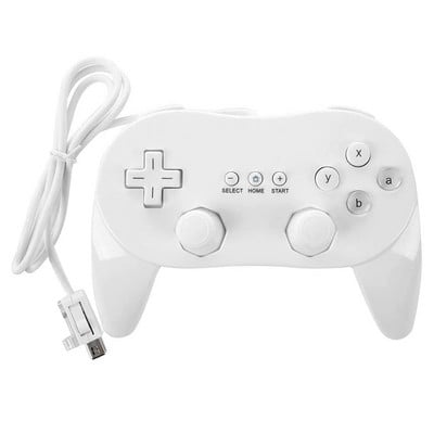 Klasikinis žaidimų pulto valdiklis, skirtas Nintend Wii Joypad nuotolinio valdymo svirtis Žaidimų valdiklis žaidimų nuotolinio valdymo pulto vairasvirtė