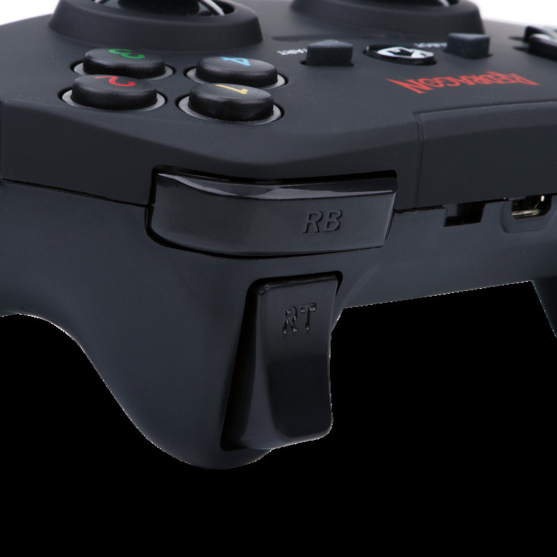 Redragon G808 žaidimų pultelis, kompiuterinių žaidimų valdiklis, vairasvirtė su dviguba vibracija, akėčios, skirta Windows PC, PS3, Playstation, Android, Xbox 360