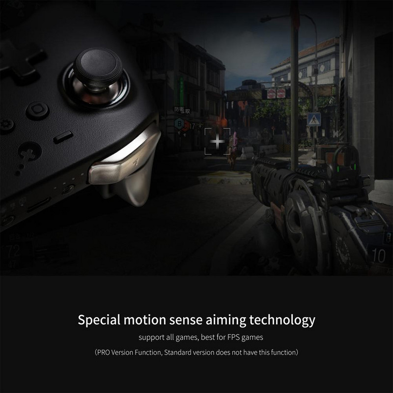 Controler Gulikit Kingkong 2 Pro Ns09 Gamepad wireless compatibil cu Bluetooth, compatibil pentru Switch Windows Macos Ios