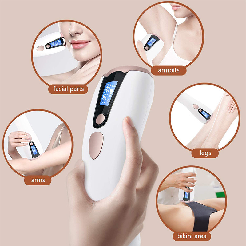 Xiaomi Youpin IPL lazerinis epiliatorius tamsios odos plaukelių šalinimo grožio prietaisas neskausmingas 999999 blykstės viso kūno elektrinis depiliatorius naujas