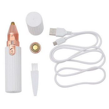 New Arrival USB Portable Electric Epilator Ανώδυνη Αποτριχωτική Αποτριχωτική Αποτριχωτική Ξυριστική μηχανή Φρυδιών For Face Lip Arm Bikini 20#5