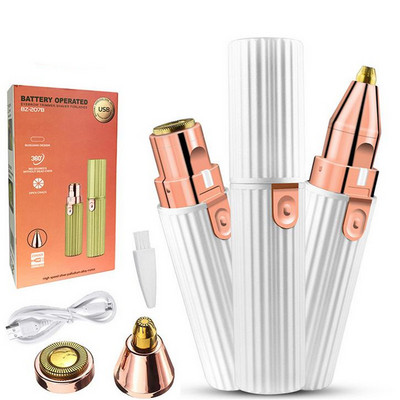 New Arrival USB Portable Electric Epilator Ανώδυνη Αποτριχωτική Αποτριχωτική Αποτριχωτική Ξυριστική μηχανή Φρυδιών For Face Lip Arm Bikini 20#5