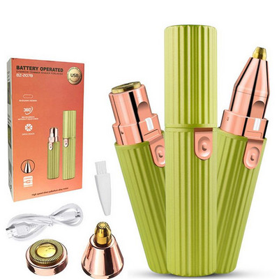 New Arrival USB Portable Electric Epilator Ανώδυνη Αποτριχωτική Αποτριχωτική Αποτριχωτική Ξυριστική μηχανή Φρυδιών For Face Lip Arm Bikini 20#5
