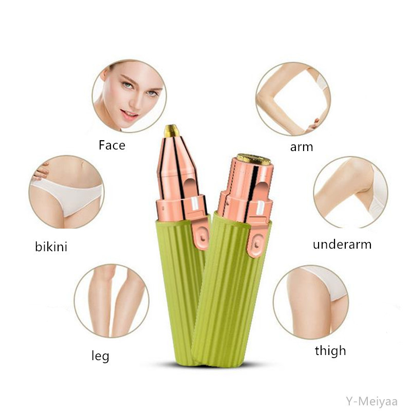 New Arrival USB Portable Electric Epilator Ανώδυνη Αποτριχωτική Αποτριχωτική Αποτριχωτική Ξυριστική μηχανή Φρυδιών For Face Lip Arm Bikini 20#5