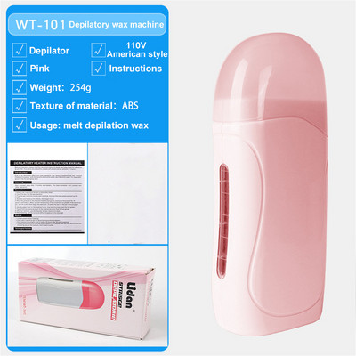 3IN1 valjak za depilaciju Voštana traka Grijač Set papira Uklanjanje dlačica Električni depilator za depilaciju Krema Komplet s mokrim uloškom