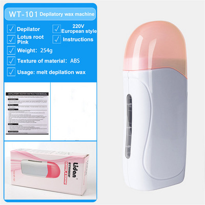 3IN1 valjak za depilaciju Voštana traka Grijač Set papira Uklanjanje dlačica Električni depilator za depilaciju Krema Komplet s mokrim uloškom