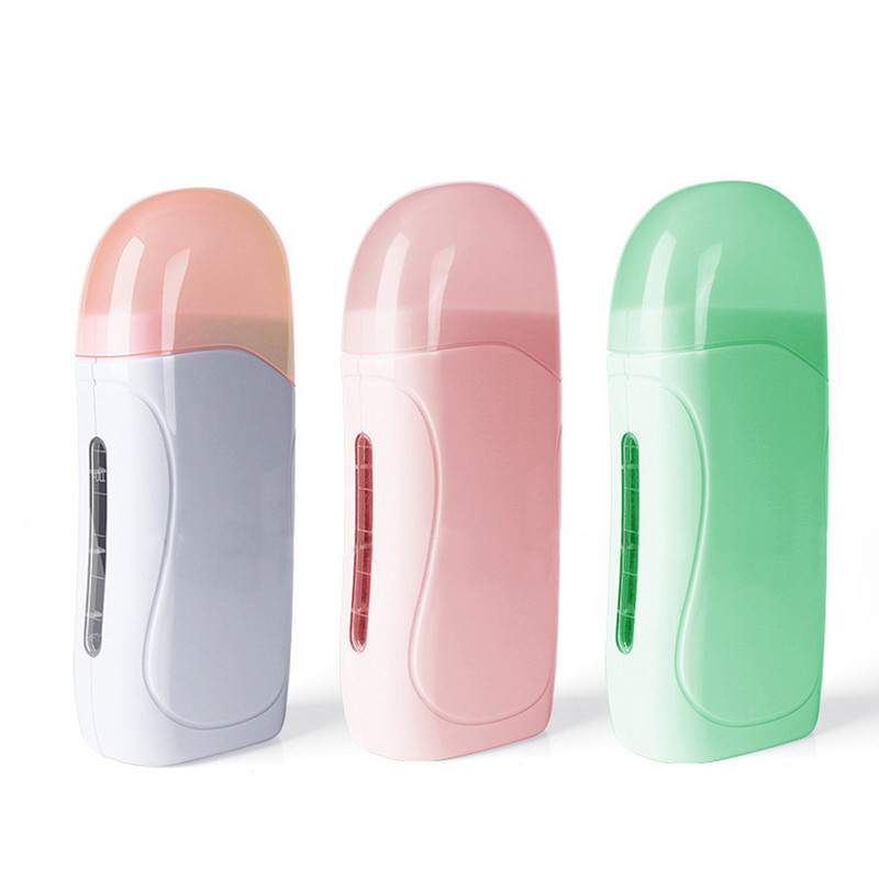 3IN1 valjak za depilaciju Voštana traka Grijač Set papira Uklanjanje dlačica Električni depilator za depilaciju Krema Komplet s mokrim uloškom