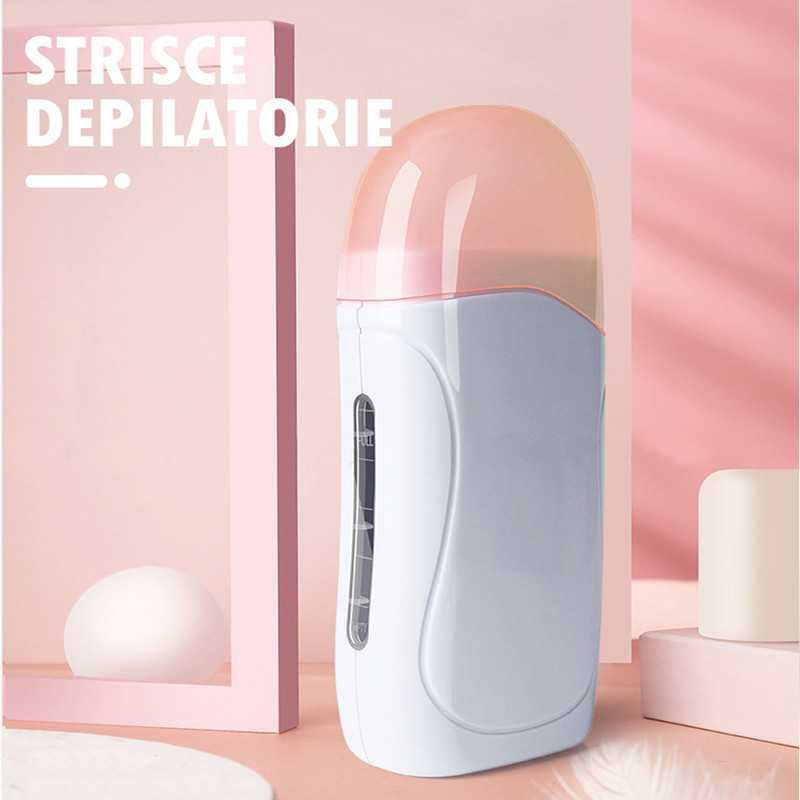 3IN1 valjak za depilaciju Voštana traka Grijač Set papira Uklanjanje dlačica Električni depilator za depilaciju Krema Komplet s mokrim uloškom