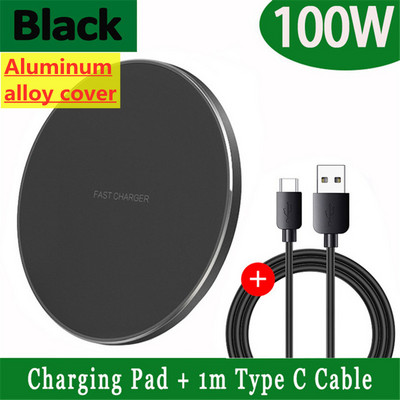 100 W belaidžio įkroviklio padėklas, skirtas iPhone 14 13 12 11 Pro Max Xr Xs Samsung Xiaomi Induction greito belaidžio įkrovimo doko stočiai