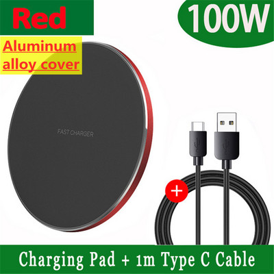 100 W belaidžio įkroviklio padėklas, skirtas iPhone 14 13 12 11 Pro Max Xr Xs Samsung Xiaomi Induction greito belaidžio įkrovimo doko stočiai