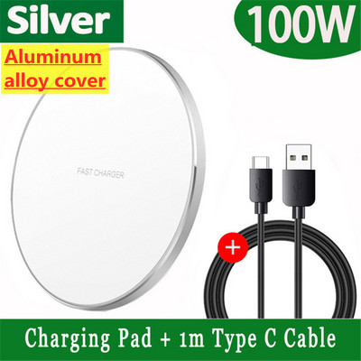 100 W belaidžio įkroviklio padėklas, skirtas iPhone 14 13 12 11 Pro Max Xr Xs Samsung Xiaomi Induction greito belaidžio įkrovimo doko stočiai