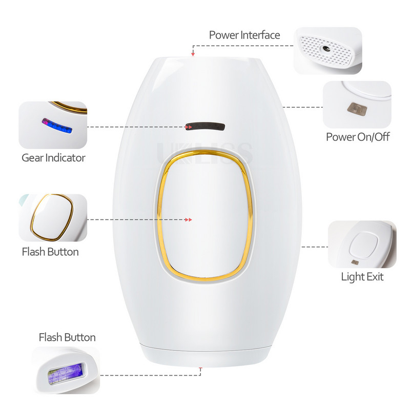 600000 Flash Hair Removal Electric Laser Epilator For Women Photoepilator Permanent IPL Αποτρίχωση Ανώδυνη οικιακή χρήση