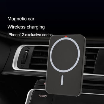 Magnetic Car Wireless Chargers Qi Phone Charger Ασύρματο αεραγωγό για iphone14 13 Mini Pro Max Magnet Adsorb Fast Wireless 15W