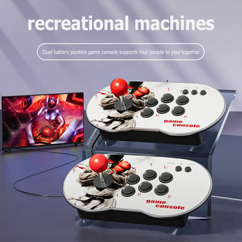 MT6 10000+ игри 4K HD Video Arcade Game Console HDMI-съвместим 3D Dual Controller Joystick Game Player за PS1