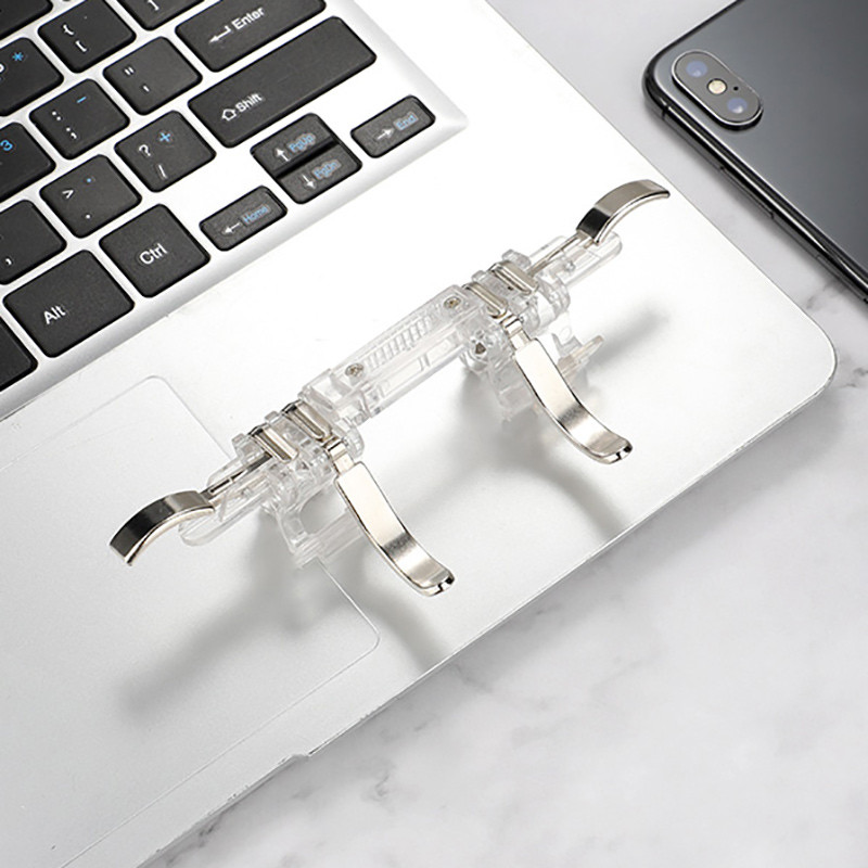 Šešiais pirštais reguliuojamas „Pubg“ telefono žaidimų pultelis žaidimų valdiklis, šaudyklės paleidiklis, ugnies rankenos mygtuko vairasvirtė, skirta „iPhone Android“