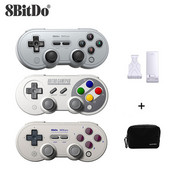 8BitDo SF30 Pro SN30 Pro belaidžio žaidimų pulto Bluetooth valdiklio vairasvirtė, skirta Nintendo Switch OLED Windows Android macOS Steam