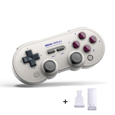 8BitDo SF30 Pro SN30 Pro belaidžio žaidimų pulto Bluetooth valdiklio vairasvirtė, skirta Nintendo Switch OLED Windows Android macOS Steam