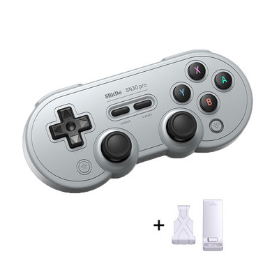 8BitDo SF30 Pro SN30 Pro belaidžio žaidimų pulto Bluetooth valdiklio vairasvirtė, skirta Nintendo Switch OLED Windows Android macOS Steam