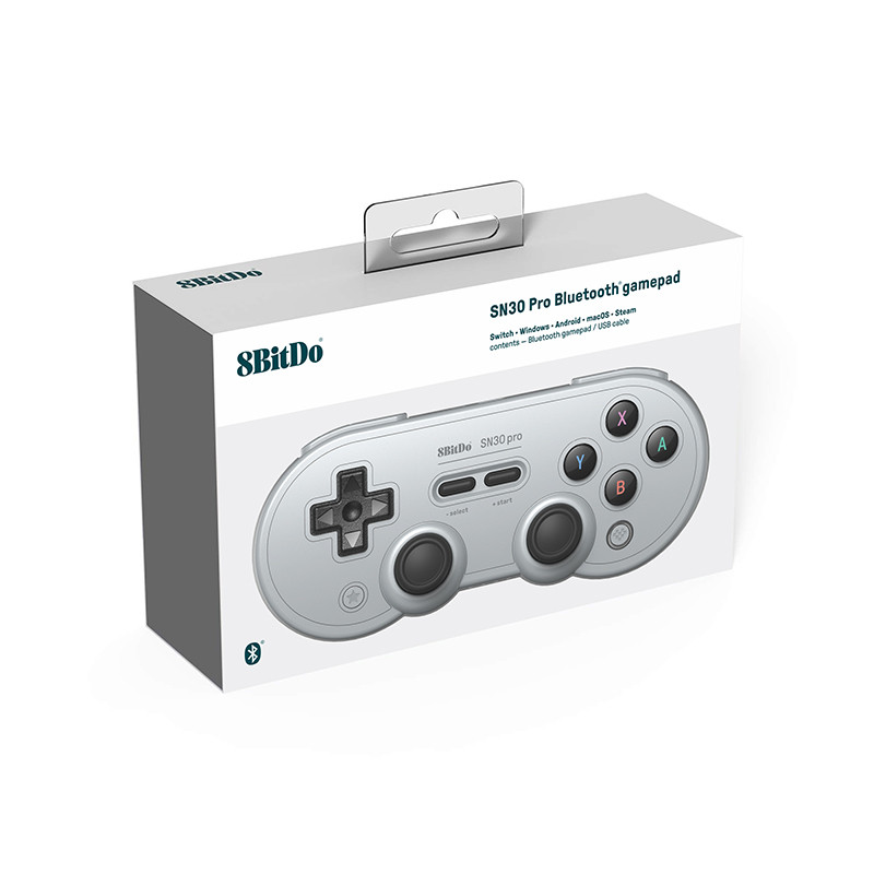 8BitDo SF30 Pro SN30 Pro belaidžio žaidimų pulto Bluetooth valdiklio vairasvirtė, skirta Nintendo Switch OLED Windows Android macOS Steam