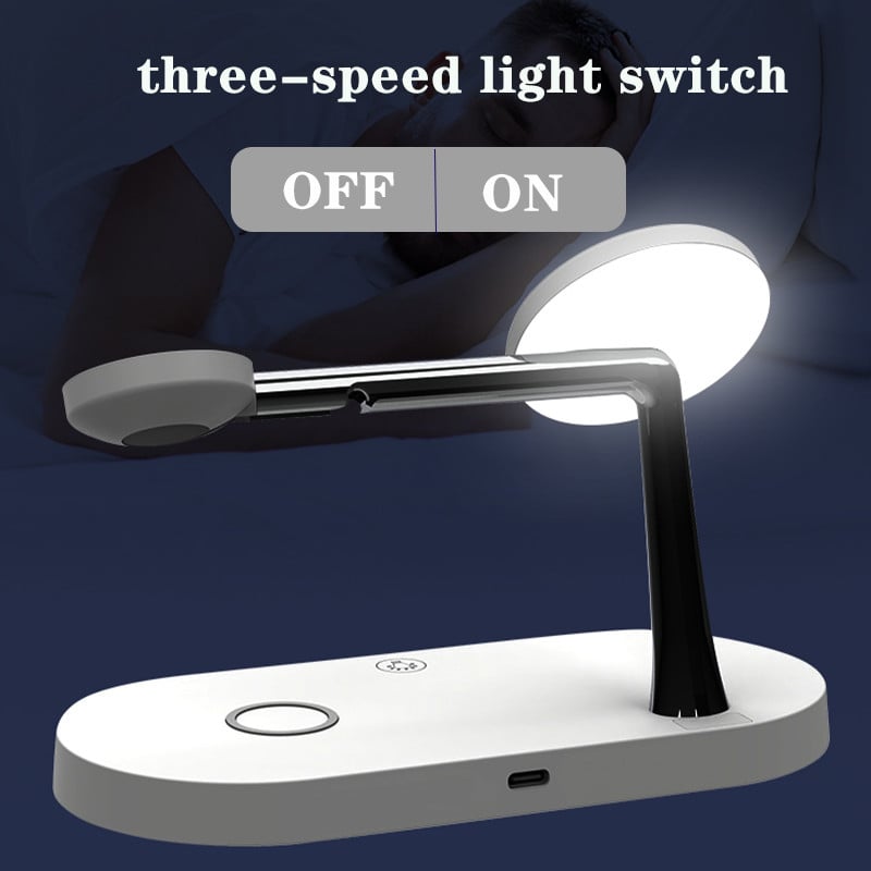 3 viename QI belaidis įkroviklis skirtas iPhone 14 13 12 Pro Max Magsafe magnetinė greito įkrovimo stotis, skirta Apple Watch Airpods Pro 2 3