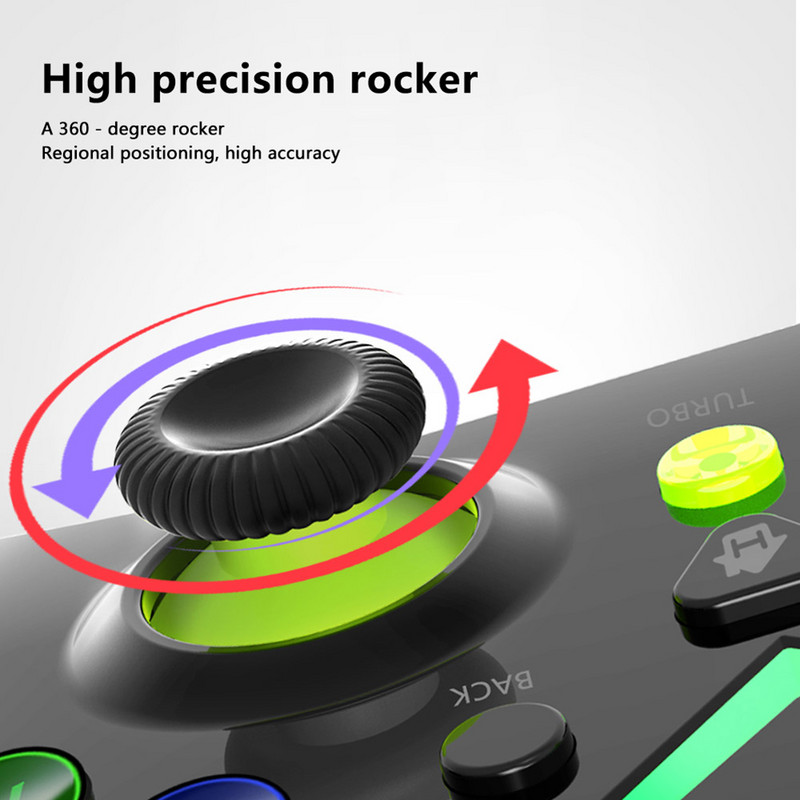 „Xbox One“ serijos S / X / asmeniniam kompiuteriui / „Windows“ / „Android 2.4G“ belaidžio žaidimo rankenai, 6 ašių „Gyro“ žaidimų valdiklio konsolėms