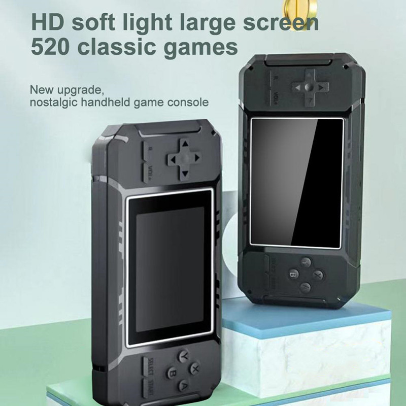 S8 delninė žaidimų konsolė retro nostalgiška mini 520 žaidimų vaikams vienvietė ir dvivietė 520sup vaizdo žaidimų konsolė