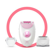 Braun Silk Epil 3 Epilator 3270 - 3170 Soft Perfection - hordozható elektromos ingyenes női epilátor női epilátor fájdalommentes eltávolító