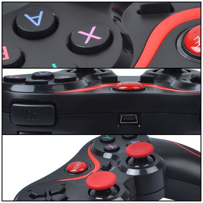 BROODIO 2.4G belaidis žaidimų pultelis Android žaidimų valdiklis Joystick Joypad Control Mobiliojo telefono planšetinis kompiuteris Smart TV Box Bluetooth žaidimų pultelis