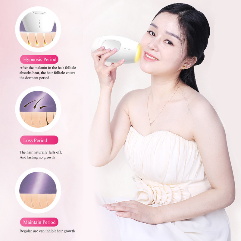 600000 Flashes IPL lazerinis epiliatorius kūno veido plaukų šalinimo aparatas profesionalus neskausmingas nuolatinis elektrinis epiliatorius Depiladora