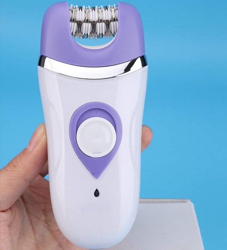 Moterų epiliatorius 3 viename šlapiam ir sausiems plaukams šalinti, įskaitant Lady Shaver kūno šveitimo šepetėlį, elektroninį pincetą rankoms kojoms