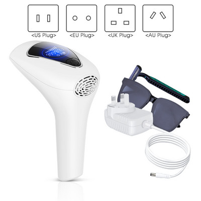 [ZS] 990 000 välgu laserepilaator IPL impulssvalgusega LCD-ekraaniga depilaator 8 taset naistele keha valutu bikiinide karvaeemaldus