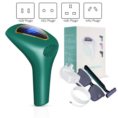 [ZS] 990 000 välgu laserepilaator IPL impulssvalgusega LCD-ekraaniga depilaator 8 taset naistele keha valutu bikiinide karvaeemaldus