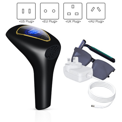 [ZS] 990 000 välgu laserepilaator IPL impulssvalgusega LCD-ekraaniga depilaator 8 taset naistele keha valutu bikiinide karvaeemaldus