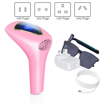 [ZS] 990 000 välgu laserepilaator IPL impulssvalgusega LCD-ekraaniga depilaator 8 taset naistele keha valutu bikiinide karvaeemaldus