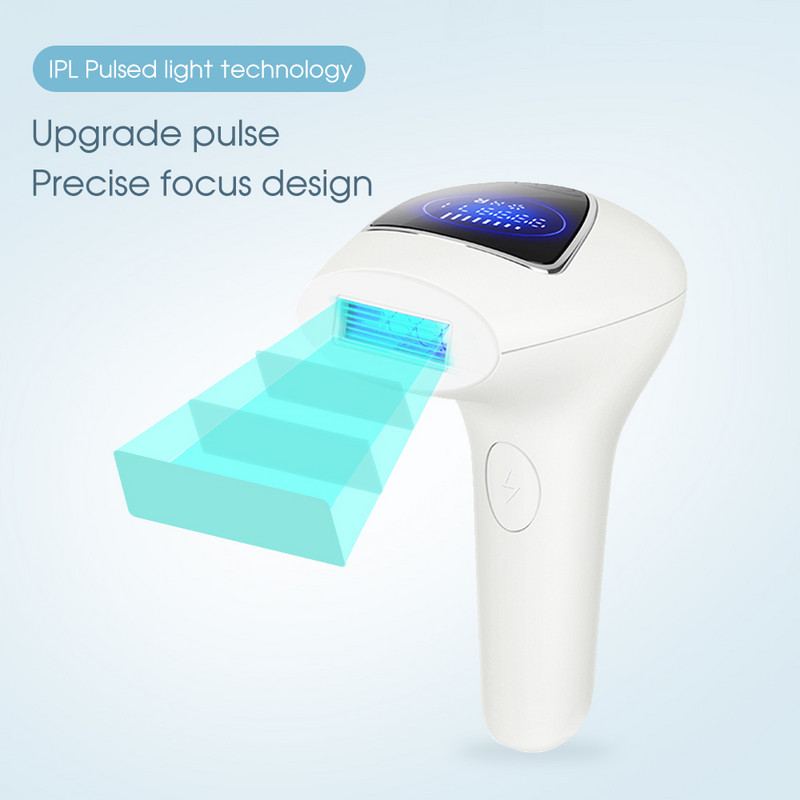 [ZS] 990 000 välgu laserepilaator IPL impulssvalgusega LCD-ekraaniga depilaator 8 taset naistele keha valutu bikiinide karvaeemaldus