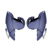 Blue Shark Mobile Phone Press-Type Auxiliary Fire Button Gamepad Joystick Controller L+R Metal Trigger για PUBG Gamepad Νέο