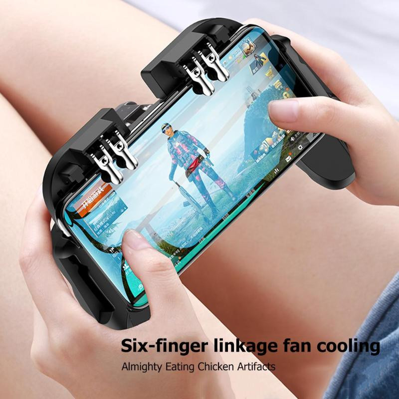 Gamepad Pubg Controller Android Joystick Mobile Game Pad Game-Controller käeshoitav mängija Winex IPhone Xiaomi jaoks koos jahuti ventilaatoriga