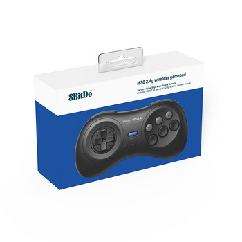 8BitDo M30 Bluetooth геймпад за Sega Genesis Mega Drive Style за за Nintendo Switch macOS Android Steam Xiaomi смартфони