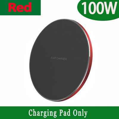 100 W gyors vezeték nélküli töltő iPhone 13 12 11 Pro Max XS XR X indukciós vezeték nélküli töltőpad Samsung S21 S20 S10 9 készülékhez Megjegyzés